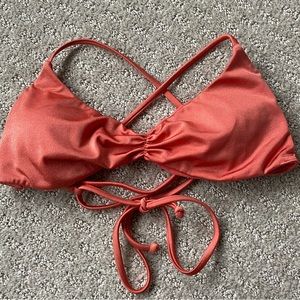 Midori peach swim top